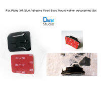 Arc Flat Plane 3M Glue Adhesive Fixed Base Mount Helmet Accessories Set โค้งมนเครื่องบิน 3M กาวกาวคงที่แท่นยึดฐานอุปกรณ์หมวกกันน็อกชุด