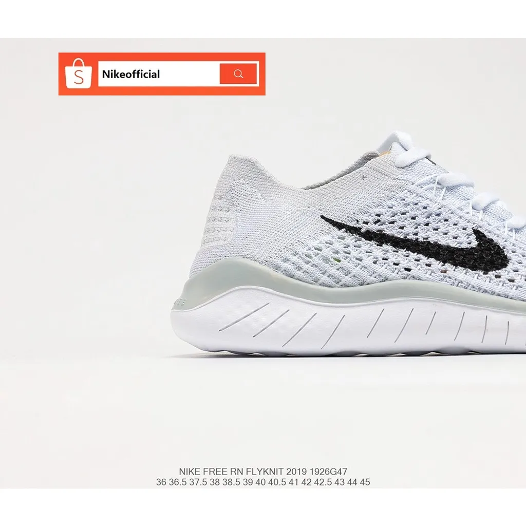 Original Nike Free Flyknit 2018 Barefoot 5.0 White Air Cushion Casual Running Shoes For Men | Lazada