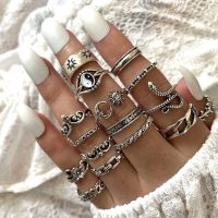 【YF】△▲  16Pcs 2023 Fashion Trend Temperament Jewelry Personality Female Alloy Snake Gossip Set Shipping