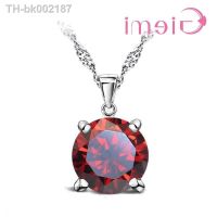 ❉ Gorgeous Austria Crystal Stone Pendant Necklace Wedding Jewelry for WomenAuthentic 925 Sterling Silver Chain Female Gifts