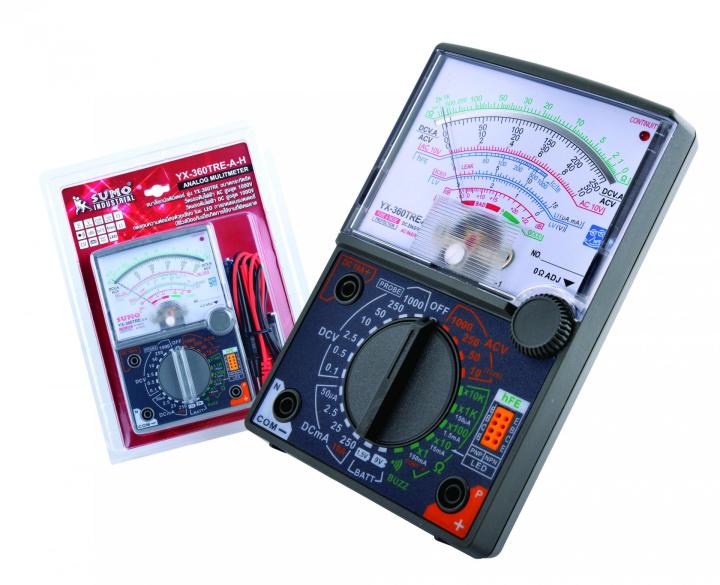 มัลติมิเตอร์-อนาล็อค-multimeter-ananlog-ยี่ห้อ-sumo-พร้อมแบตเตอร์รี่