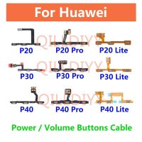 ปุ่มเปิดปิดปุ่มด้านข้างปุ่มปรับระดับเสียงริบบิ้นสายเคเบิลดิ้นสําหรับ Huawei P10 P20 P30 P40 Lite Pro P40 Lite P40 Lite P9 Plus