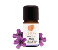 aPURA กลิ่นเจราเนี่ยม  น้ำมันหอมระเหยแท้ 100% Geranium 100% Pure Essential Oil (10ml) ORGANIC PAVILION