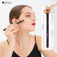 DUcare Foundation Brush and Concealer Brush 2Pcs Professional Flat Top Kabuki Face Synthetic Liquid Mineral Powder Makeup Tools