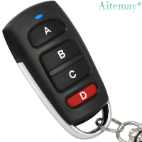 Aitemay รีโมทคอนโทรลไร้สาย433MHz,เครื่องโรเนียวแบบพกพาเครื่องส่งสัญญาณกุญแจ RF รีโมทคอนโทรลที่เปิดประตูโคลนนิ่งสำเนา