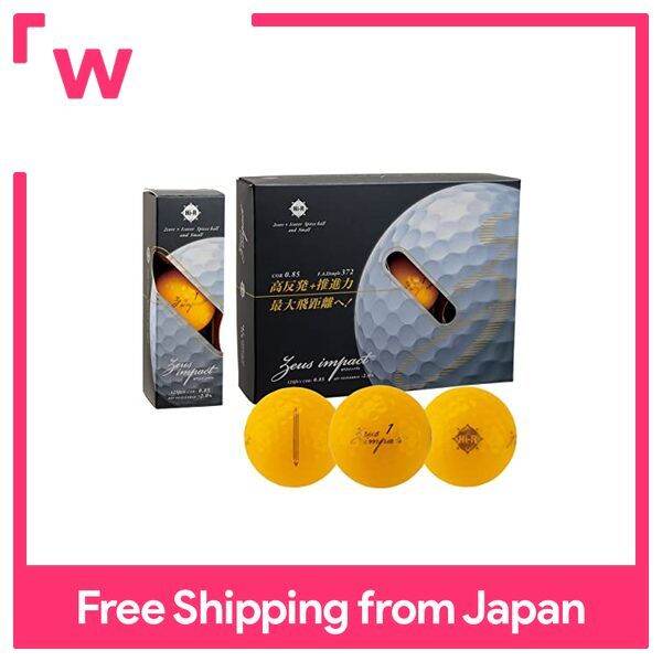Kasco Golf Ball Zeus Impact 3 Orange Lazada PH