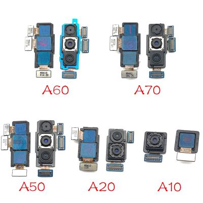 กล้องด้านหลังหลักด้านหลังสายเคเบิลงอได้อะไหล่ซัมซุง Galaxy A10 A105f A20 A205f A50 A505f A60 A605f A70 A705f