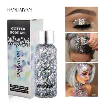 eyeshadow Glitter Shimmer Face Jewels Pigment Body Face Eye Glitter Sequin  Gel Cream Eye Shiny Skinface Sequin Body Glitter