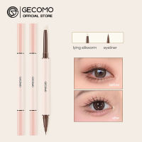 GECOMO อายแชโดว์แบบแท่งนอนกับ0.01Mm อายไลเนอร์ Shimmer อายแชโดว์แต่งหน้า