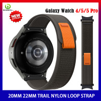 BassPal สายคล้องสำหรับ Samsung Galaxy Watch 5/4Classic/4 44MM/5 Pro 45MM/Active 2 20Mm/22Mm สร้อยข้อมือไนลอนกีฬา GTR 3/3โปร/4