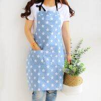 Japanese apron canvas painting dress smock store bakery kitchen baking thickening terylene apron