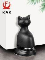 On Sale KAK Cat Shape Magnetic Door Stopper Non-Punch Door Holder Wind-Proof Stop Door Anticollision Door Hardware With Adhesive Sticker