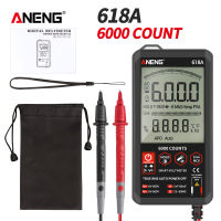 ANENG 618C Digital Multimeter Smart Touch Screen DC Analog Bar True RMS Tester 6000counts Transistor Capacitor NCV Testers Meter