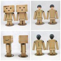 1ชิ้นหูฟัง Revoltech Danbo Danbor สามารถเปลี่ยนได้กล่องแบบญี่ปุ่นรุ่นตุ๊กตาขยับแขนขาได้ตุ๊กตาของเล่นของขวัญไฟ LED ใหม่ในกล่อง