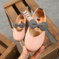 Girl princess shoes baby toddler shoes soft sole non-slip small leather shoes spring and autumn fashion sweet bow tide