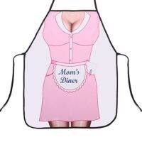 AC13.5 ผ้ากันเปื้อนลายพยาบาลสีชมพูสุดเซ็กซี่  Nurse Apron