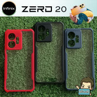 เคส Ultra Hybrid ขอบยางกันกระแทก ฝาหลังใส (คละสี) สำหรับ Infinix Zero 20