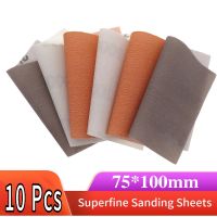 10Pcs Hook Loop Superfine Sanding Disc 75x100mm Waterproof Sandpaper 1500/2000/3000 Grits For Wet Dry Automotive Paint Polishing