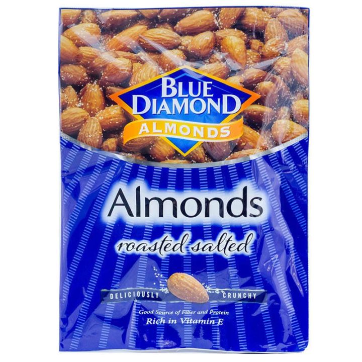 อัลมอนด์อบ-100-ไม่ใส่เกลือ-blue-diamond-บลูไดมอนด์-อัลมอนด์แท้จากแคลิฟอเนีย-อุดมไปด้วยสารอาหารและคุณค่าทางโภชนาการ