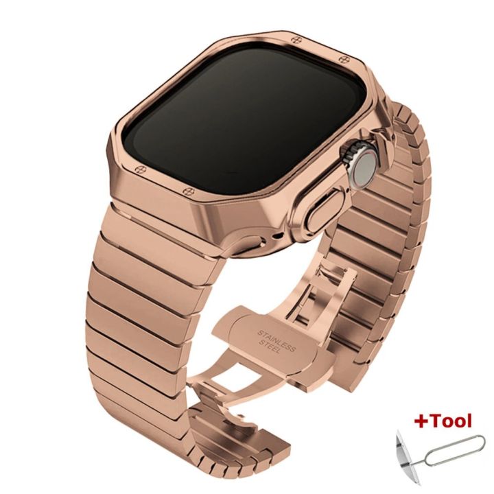stainless-steel-strap-tpu-case-for-apple-watch-ultra-49mm-luxury-bracelet-for-iwatch-series-8-7-45mm-41mm-6-5-4-44-40mm-42-38mm-straps
