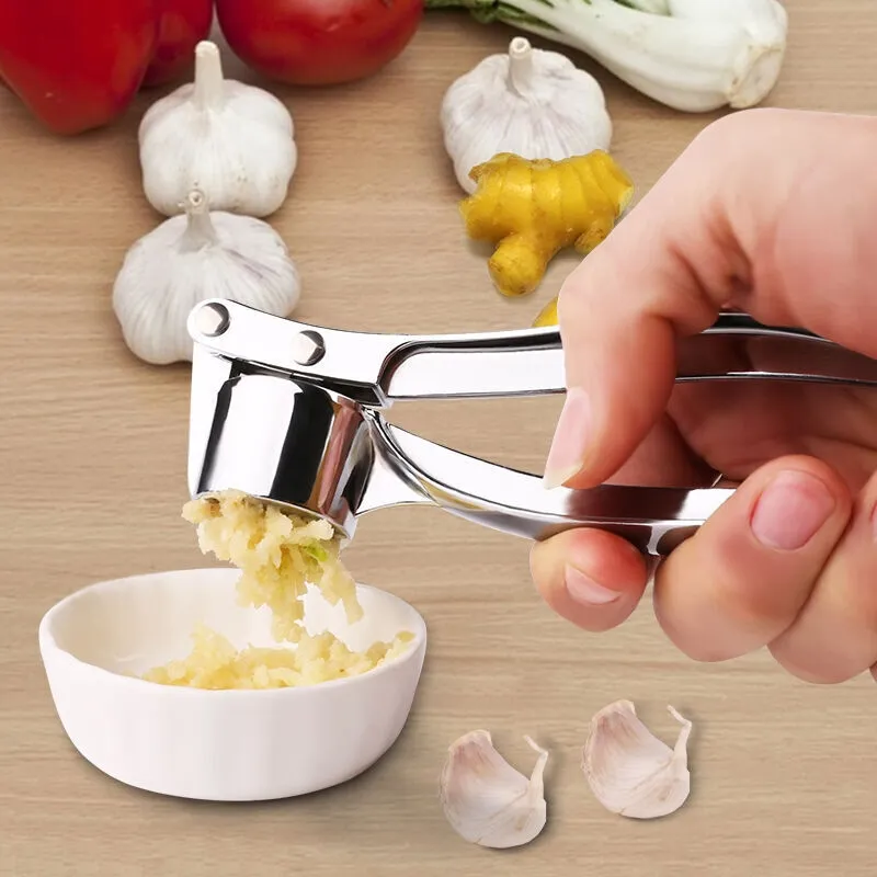 Imitating Stainless Steel Garlic Press Crusher Kitchen Cooking