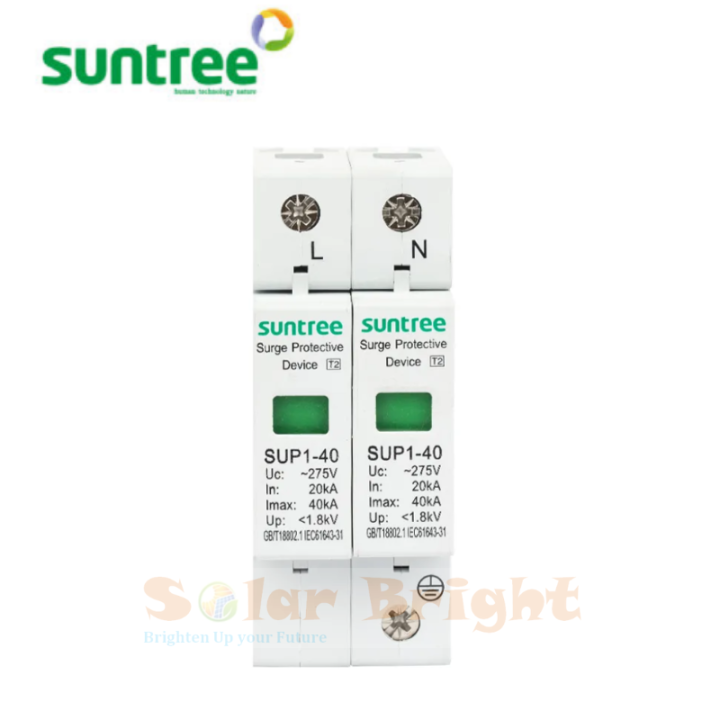 SUNTREE Power AC Surge Protective Device SPD 40kA 2 Pole Good Quality ...