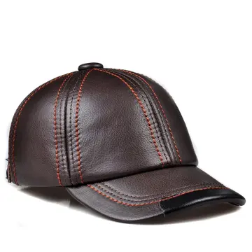 Leather best sale caps online