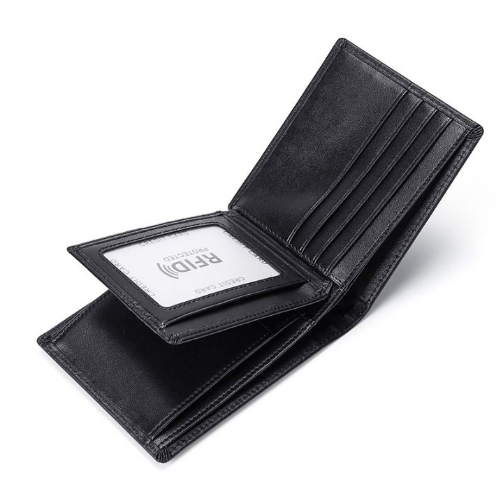 genuine-leather-wallet-men-classic-purse-coin-pocket-credit-card-holder-purse-rfid-blocking-men-wallet-with-card-holder