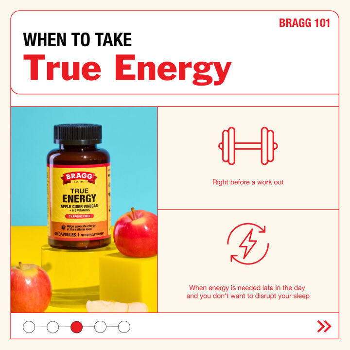 น้ำส้มสายชู-หมัก-แอปเปิ้ล-bragg-apple-cider-vinegar-true-energy-capsules-6-b-vitamins-750mg-of-acetic-acid-90-pills