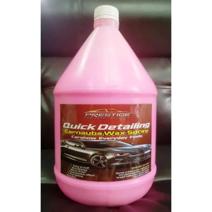 Prestige Quick Detailing Carnauba Wax 1 Gallon Lazada PH