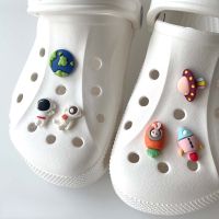 [Button Shoe Charms] Space Travel (6 Type) Charming Deco Cute Croc Charms Decorations Accessories Shoes Charm Deco Jibbitz Shoes Diy Charms Sneaker