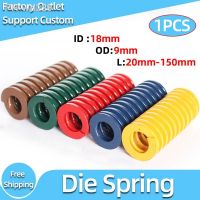 Creamily Heavy Load Spiral Stamping Compression Mould Die Spring OD18mm Length 20mm-150mm 1/2PCS Four-Color Hot Sale