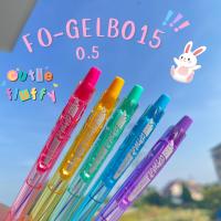 ปากกา FlexOffice FO-GELB015 ปากกาลูกลื่น 0.5 mm - สีน้ำเงิน/สีดำ/สีแดง - แพ็ค 12/50 ด้าม ปากกาเขียนลื่นพิเศษ