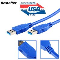 Superspeed USB 3.0 Type A Male to A Male Extension Cable for Radiator Webcam Car MP3 Camera Computer USB Dater Cable Fast Speed