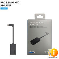 ADAPTER MIC FOR GOPRO 3.5 MM  อุปกรณ์เเปลงสัณญาญไมค์  for  Hero 8 Hero 7 Black / 6 Black / 5 Black / Session