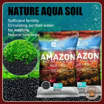 AQUA  Soil (1L/3L) Aquarium Water Plant Soil Water Grass Mud  Aquascape Fish Tank Soil