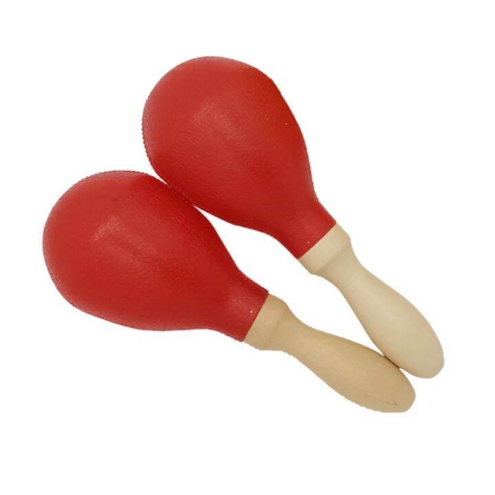 1 Pair Maracas Rattle Shaker Percussion Musical Instruments Kids Gift