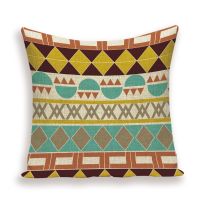 Morocco Stripe Cushion Cover Colorful Geometric Pillow Case Car Bed High Quality Linen Home Decor Sofa Pillows Covers Almofada