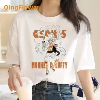 Luffy เกียร์5เสื้อยืด Tshirt หญิงมังงะ2022 Vintage Grunge ตลก T เสื้อ Top Tees กราฟิก