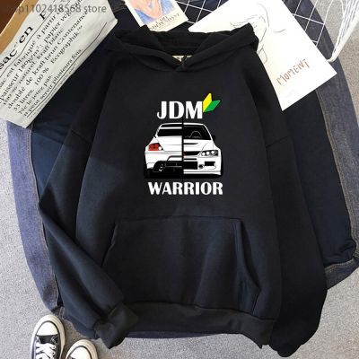 JDM Warrior Hoodie Men CRX Art Printed Initial D Sweatshirt Vintage 90s Winter Tops Casual Harajuku Long Sleeve EU Size Loose Size XS-4XL