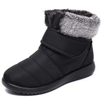 Winter Shoes For Women Retro Style Ankle Boot Female Shoes Woman Winter Boots Hook &amp; Loop Ladies Shoes Botines Mujer