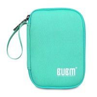 เคสฮาร์ดไดร์ฟพกพาสะดวก BUBM กระเป๋าใส่ HDD กล่องป้องกันสำหรับเดินทางกระเป๋าใส่ชุดหูฟังสำหรับ U Disk ฮาร์ดดิสก์หูฟัง