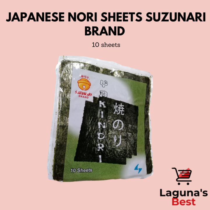 Japanese Nori Sheets Suzunari Brand 10 sheets Lazada PH