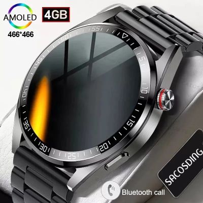 Watches 4G RAM 466*466 Screen SmartWatch Men Always Display The Time Bluetooth Call Local Music Smartwatch For Android ios Clock