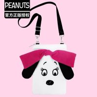 ❒ Genuine Cartoon Snoopy Plush Embroidery Mobile Phone Bag Messenger Bag Shoulder Bag Hanging Neck Card Bag Cute Carry-On Bag