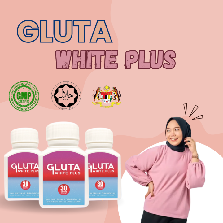 Gluta White Capsule Glutab Whitening Supplement Original From Hq