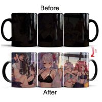 Anime Goddess coffee mugs heat Color changing tea cup Magic Mug otaku Sexy Girl  double sides printing sexy funny birthday gift