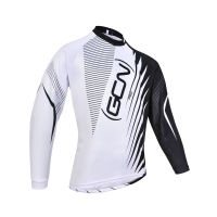 ผู้ชายแขนยาว Quick Dry Racing Motocross Mountain Bike Jersey PRO GCN Crew คอ Moisture Wicking Cycling Jersey