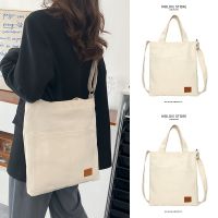 Work class commuting large-capacity canvas bag Messenger Tote bag handbag large bag female 2023 new style 【QYUE】