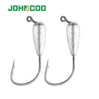 【YF】 JOHNCOO Fishing Jigs Head Hooks Tube Jig Heads Water Drop Saltwater Freshwater Bait Lures for Bass